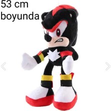 (53CM ) Mavi Dev Sonic Boom Büyük Boy Kirpi Sonic Peluş Oyuncak