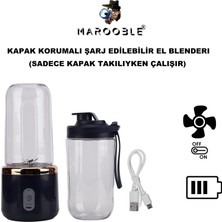 Bıçak Korumalı Şarj Edilebilir El Blendırı Koruma Haznesi Ile Birlikte