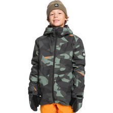 Quiksilver Mission Printed Youth Erkek Çocuk Snowboard Ceketi