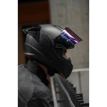 LS2 Rapıd 2 Race Mat Siyah Kask + Spoiler, Polikarbon Dış Kabuk, XS Beden, Hipoalerjenik Astar