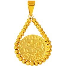 Bilezikci 22 Ayar Yarım Reşatlı Dorikalı Kolye Ucu