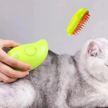 Petürkiye Elektrikli Buharlı Kedi ve Köpek Bakım Yumuşak Silikon Fırça ( Kedi Köpek Bakım Tarağı)