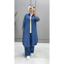 Battal Cepli Kapaklı Tensel Ikili Takım Lacivert