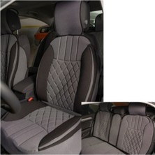 Dmb Space Elegance 5'li Set Minder Gri-Siyah / KLMNY543 Universal