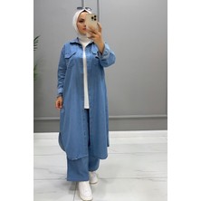 Battal Cepli Kapaklı Tensel Ikili Takım Mavi