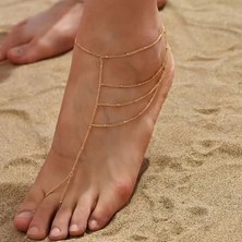 Lovisa Accessories El Emeği Toplu Zincir Halhal, Ayak Şahmeranı