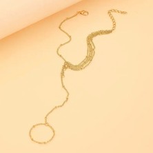 Lovisa Accessories El Emeği Toplu Zincir Halhal, Ayak Şahmeranı