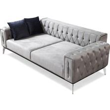 Hakim Sofa Mercan 3lü Koltuk