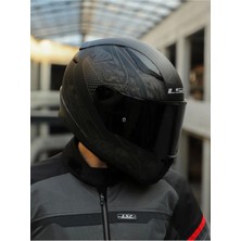 LS2 Rapid 2 Crypt Kapalı Kask Mat Siyah L Beden ile Uyumlu Güvenli Motorsiklet Kaskı