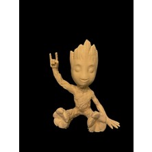 Groot Ahşap Adam 3D Figür