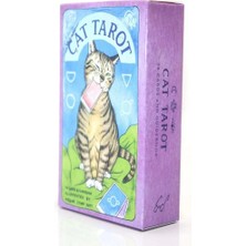 Chantaky Cat Tarot Kedi Tarot Kağıdı 78 Kartlı Kedi Temalı Tarot Des