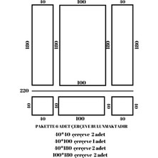 Limatek Boyanabilir Duvar Çıtası 2,5 cm (Kesimli Hazır Paket)