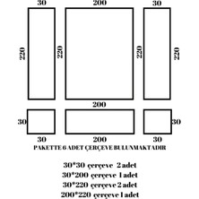 Limatek Boyanabilir Duvar Çıtası 2,5 cm (Kesimli Hazır Paket)