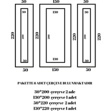 Limatek Boyanabilir Duvar Çıtası 2,5 cm (Kesimli Hazır Paket)