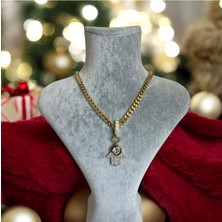 Asteria Jewelry Çağla Şikel Ema Model El Charm Kolye