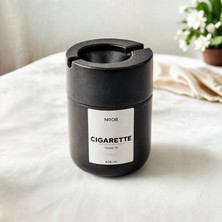 Melkan Home Cam Küllük, Kokusuz Sigara Küllüğü 425ML Küllük, Cam Kül Tablası Kokusuz Küllük