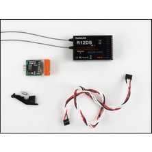 Radiolink AT10II 2.4ghz 12 Kanal Dsss/fhss Radio Kontrol Uzaktan Kumanda +R12DS Alıcı+Prm-01 Telemetri Sensörü Turuncu (4km Kontrol Mesafesi)