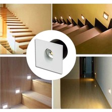 Cata CT-5179G 3W LED Koridor Armatür Beyaz Kasa Gün Işığı İç Mekan Aydınlatma Modern