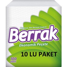 Berrak Peçete 100'lü 10'lu Paket (10*100)