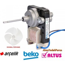Arçelik -Beko-Altus Buzdolabı Kondanser Fan Motoru  Pervane