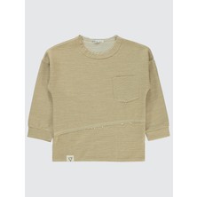Civil Boys Erkek Çocuk Sweatshirt 6-9 Yaş Bisküvi