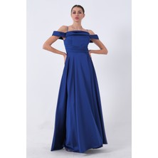 Feminist Parliament  Taş Askılı Düşük Kol Saten Abiye 0806118.311