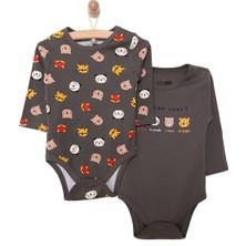 Hellobaby Erkek 2li Uzun Kol Body Erkek Bebek