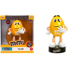 Jada Toys M&ms Sarı Figür (10 Cm) - Metalik Boyalı Sarı M&m's Koleksiyonluk Metal Figür