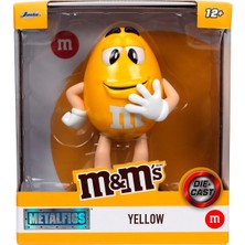 Jada Toys M&ms Sarı Figür (10 Cm) - Metalik Boyalı Sarı M&m's Koleksiyonluk Metal Figür