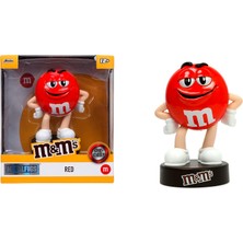 Jada Toys M&ms Kırmızı Figür (10 Cm) - Metalik Boyalı Kırmızı M&m's Koleksiyonluk Metal Figür