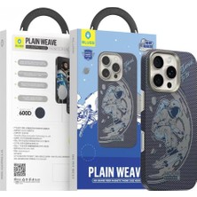 Blueo Plain Weave iPhone 16 Pro Max Uyumlu Air Aramid Fiber Magsafe Moon Telefon Kılıfı