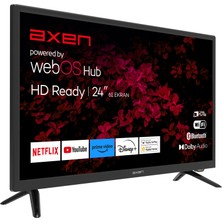 Axen AX24LEDI262C-S  24'' 60 Ekran Uydu Alıcılı HD Ready webOS Smart LED Tv