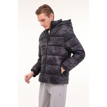 Kinetix ml Warm Coat MJ24828 4pr Antrasit Erkek Kısa Kaban