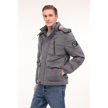 Lumberjack ml 2 JJXCFAW23-H2349 4pr Antrasit Erkek Kısa Kaban