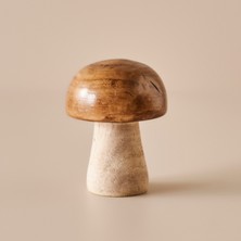 Bella Maison Mushroom Dekoratif Obje Naturel (12X15 Cm)