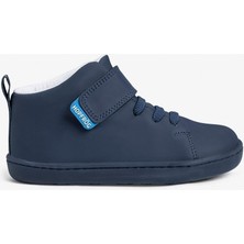 Hopfrög Smart Walker High Top Süper Mat Lacivert Barefoot Çocuk Bot
