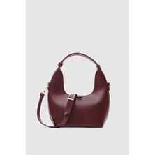 Shule Bags Docpe Bucket Çapraz Çanta Bordo