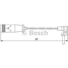BOSCH 1987473544 Balata Fisi Arka BMW F45 F46 F48 F39 Mini F54 F55 F56 F57 F60 34356865612 (WA721524A)