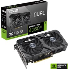 Asus Ontech - Asus Geforce DUAL-RTX4060TI-O8G-EVO 8gb 128BIT Gddr6  1xhdmı 3xdp Ekran Kartı