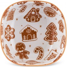 Karaca New Year Yılbaşı Gingerbread Square Çerezlik 10 cm