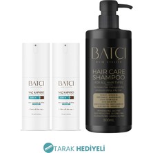 Batçı Hair Ateliler Saç Kapatıcı 30 ml 2 Adet + Sülfatsız Parabensiz Şampuan 415439, One Size