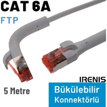 Irenıs 5 Metre CAT6A U/ftp 90° Bükülebilir Kablo