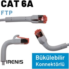 Irenıs 5 Metre CAT6A U/ftp 90° Bükülebilir Kablo