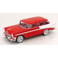 KKscale 1956 Chevrolet Bel Air Normad Custom Kırmızı