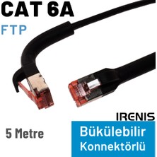 Irenıs 5 Metre CAT6A U/ftp 90° Bükülebilir Kablo