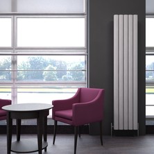 Carisa Vesta Dikey Alüminyum Radyatör Modern Tasarım Beyaz 180X37 cm
