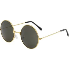 International Retro Küçük Yuvarlak Güneş Kadınlar Vintage Marka Shades Siyah Metal Güneş Gözlüğü Kadınlar Için Moda Tasarımcısı Lunette (Yurt Dışından)