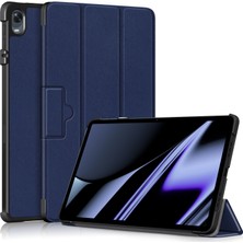 SZYKD Oppo Pad 11 Inç Koyu Mavi Için Deri Tablet Kılıfı (Yurt Dışından)