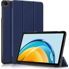 SZYKD Huawei Matepad Se 10.4 2022 Koyu Mavi Için Deri Tablet Kılıfı (Yurt Dışından)