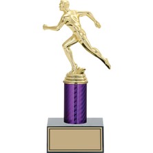 Odak  Atletizm Kadın Figürlü Kupa-Okul Kupası-Ödül Kupası-Turnuva Kupası 26 cm